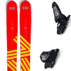 comparer et trouver le meilleur prix du ski Zag Free slap 112 + griffon 13 id black rouge/jaune taille 176 sur Sportadvice