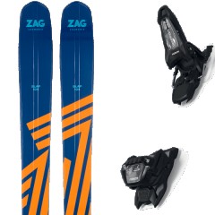 comparer et trouver le meilleur prix du ski Zag Free slap 104 + griffon 13 id black bleu/orange taille 176 sur Sportadvice