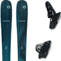 comparer et trouver le meilleur prix du ski Blizzard All mountain polyvalent pearl 82 + squire 11 black bleu taille 173 sur Sportadvice