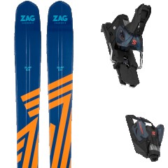 comparer et trouver le meilleur prix du ski Zag Free slap 104 + strive 16 gw iscent bleu/orange taille 176 sur Sportadvice