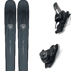 comparer et trouver le meilleur prix du ski Rossignol All mountain polyvalent sender 94 ti open + 11.0 tcx black/anthracite bleu/gris taille 178 sur Sportadvice