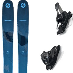 comparer et trouver le meilleur prix du ski Blizzard Free hustle 9 + 11.0 tcx black/anthracite bleu taille 172 sur Sportadvice