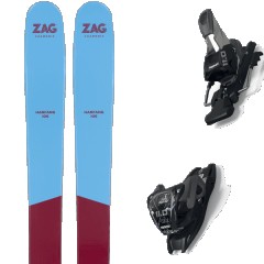 comparer et trouver le meilleur prix du ski Zag Free h106 + 11.0 tcx black/anthracite bleu/rouge taille 186 sur Sportadvice