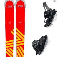 comparer et trouver le meilleur prix du ski Zag Free slap 112 + 11.0 tcx black/anthracite rouge/jaune taille 176 sur Sportadvice