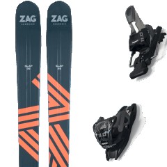 comparer et trouver le meilleur prix du ski Zag Free slap 98 + 11.0 tcx black/anthracite gris/orange taille 187 sur Sportadvice