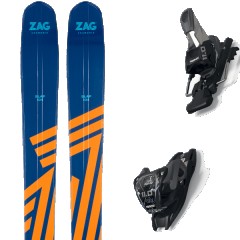 comparer et trouver le meilleur prix du ski Zag Free slap 104 + 11.0 tcx black/anthracite bleu/orange taille 176 sur Sportadvice