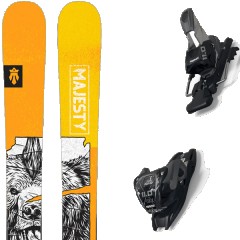 comparer et trouver le meilleur prix du ski Majesty Free dirty bear xl + 11.0 tcx black/anthracite jaune/noir/blanc taille 174 sur Sportadvice