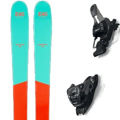 comparer et trouver le meilleur prix du ski Zag All mountain polyvalent h96 lady + 11.0 tcx black/anthracite bleu/rouge taille 170 sur Sportadvice