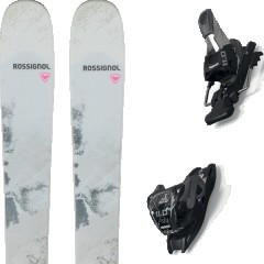 comparer et trouver le meilleur prix du ski Rossignol All mountain polyvalent blackops w stargazer + 11.0 tcx black/anthracite beige taille 154 sur Sportadvice