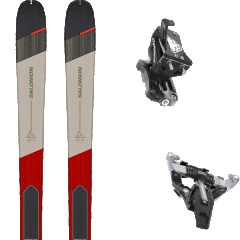 comparer et trouver le meilleur prix du ski Salomon Rando mtn 80 pro + speed turn black/silver gris/noir/rouge mod le sur Sportadvice