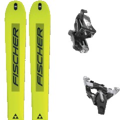comparer et trouver le meilleur prix du ski Fischer Rando transalp 90 carbon + speed turn black/silver jaune mod le sur Sportadvice