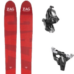 comparer et trouver le meilleur prix du ski Zag Rando ubac 102 + speed turn black/silver rouge mod le sur Sportadvice