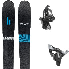 comparer et trouver le meilleur prix du ski Hagan Rando boost 94 pow + speed turn black/silver noir/bleu mod le sur Sportadvice