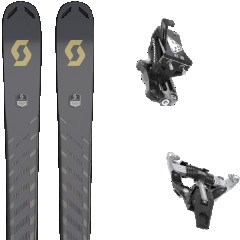 comparer et trouver le meilleur prix du ski Scott Rando superguide freetour + speed turn black/silver bleu/gris mod le sur Sportadvice