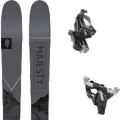 comparer et trouver le meilleur prix du ski Majesty Rando superscout carbon + speed turn black/silver gris mod le sur Sportadvice