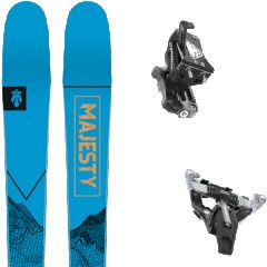 comparer et trouver le meilleur prix du ski Majesty Rando superwolf + speed turn black/silver bleu/gris/marron mod le sur Sportadvice