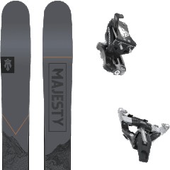 comparer et trouver le meilleur prix du ski Majesty Rando superpatrol carbon + speed turn black/silver gris/marron mod le sur Sportadvice