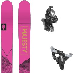 comparer et trouver le meilleur prix du ski Majesty Rando superpatrol + speed turn black/silver rose/gris/marron mod le sur Sportadvice