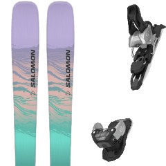 comparer et trouver le meilleur prix du ski Salomon Alpin stance w 84 blk/aruba blue/patrician + warden mnc 11 n silver/black l90 vert/violet/noir mod le sur Sportadvice