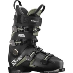 comparer et trouver le meilleur prix du chaussure de ski Salomon S/pro 120 black/oil noir/vert -/26.5 2022 sur Sportadvice