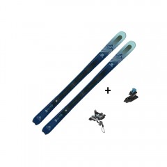 comparer et trouver le meilleur prix du ski Salomon mtn explore 88 w/ns + mtn black/blue + peaux sur Sportadvice