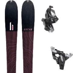 comparer et trouver le meilleur prix du ski Hagan Rando core 84 lite + speed turn black/silver violet/noir mod le sur Sportadvice