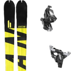 comparer et trouver le meilleur prix du ski Hagan Rando ultra 77 + speed turn black/silver noir/jaune mod le sur Sportadvice
