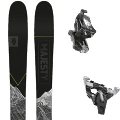 comparer et trouver le meilleur prix du ski Majesty Rando superscout carbon hitech touring + speed turn black/silver noir/jaune/vert mod le sur Sportadvice