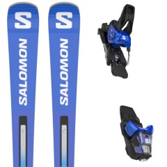 comparer et trouver le meilleur prix du ski Salomon Alpin e s/race sl 10 + m12 gw f8 blue/white bleu/blanc mod le sur Sportadvice