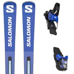 comparer et trouver le meilleur prix du ski Salomon Alpin e s/race gs 10 + m12 gw f8 blue/white bleu/blanc mod le sur Sportadvice