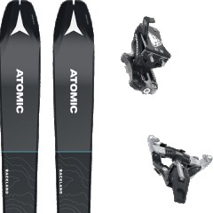 comparer et trouver le meilleur prix du ski Atomic Rando backland 85 + speed turn black/silver bleu mod le sur Sportadvice