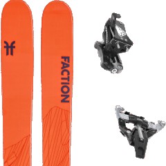 comparer et trouver le meilleur prix du ski Faction Rando agent 3.0 + speed turn black/silver orange mod le sur Sportadvice