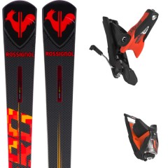comparer et trouver le meilleur prix du ski Rossignol Alpin hero master lt r24 + spx 12 rockerace hot red noir/rouge/jaune mod le sur Sportadvice