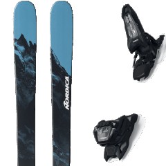 comparer et trouver le meilleur prix du ski Nordica Free enforcer 104 unlimited + griffon 13 id black bleu/gris/noir taille 186 sur Sportadvice