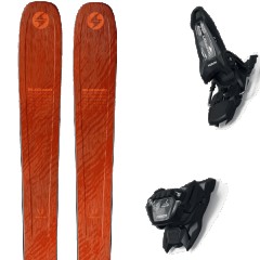 comparer et trouver le meilleur prix du ski Blizzard All mountain polyvalent rustler 9 + griffon 13 id black orange/noir taille 174 sur Sportadvice