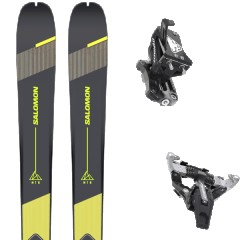 comparer et trouver le meilleur prix du ski Salomon Rando mtn 84 pure + speed turn black/silver jaune/gris/noir mod le sur Sportadvice