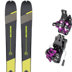comparer et trouver le meilleur prix du ski Salomon Rando mtn 84 pure + summit 7 100 mm jaune/gris/noir mod le sur Sportadvice