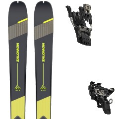 comparer et trouver le meilleur prix du ski Salomon Rando mtn 84 pure + mtn tour g90 jaune/gris/noir mod le sur Sportadvice