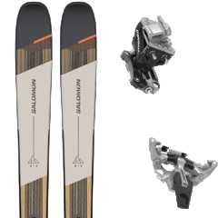 comparer et trouver le meilleur prix du ski Salomon Rando mtn 91 carbon + speed radical natural gris/noir/beige mod le sur Sportadvice