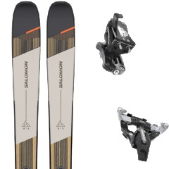 comparer et trouver le meilleur prix du ski Salomon Rando mtn 91 carbon + speed turn black/silver gris/noir/beige mod le sur Sportadvice