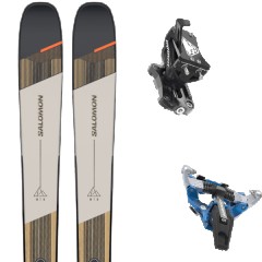 comparer et trouver le meilleur prix du ski Salomon Rando mtn 91 carbon + speed turn blue gris/noir/beige mod le sur Sportadvice