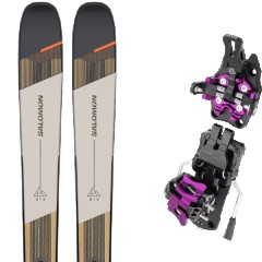 comparer et trouver le meilleur prix du ski Salomon Rando mtn 91 carbon + summit 7 100 mm gris/noir/beige mod le sur Sportadvice