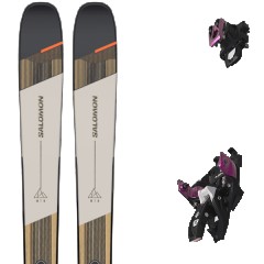 comparer et trouver le meilleur prix du ski Salomon Rando mtn 91 carbon + alpinist 8 black/purple gris/noir/beige mod le sur Sportadvice