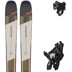 comparer et trouver le meilleur prix du ski Salomon Rando mtn 91 carbon + alpinist 8 black gris/noir/beige mod le sur Sportadvice