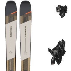 comparer et trouver le meilleur prix du ski Salomon Rando mtn 91 carbon + alpinist 10 gris/noir/beige mod le sur Sportadvice