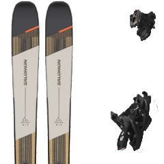 comparer et trouver le meilleur prix du ski Salomon Rando mtn 91 carbon + alpinist 12 gris/noir/beige mod le sur Sportadvice