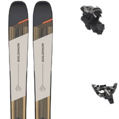 comparer et trouver le meilleur prix du ski Salomon Rando mtn 91 carbon + blacklight magnet gris/noir/beige mod le sur Sportadvice