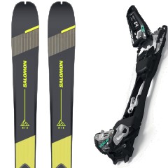 comparer et trouver le meilleur prix du ski Salomon Rando mtn 84 pure + f10 tour black/white jaune/gris/noir mod le sur Sportadvice