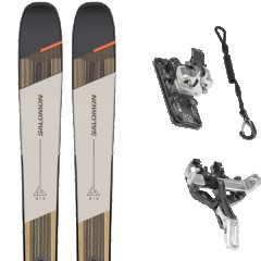 comparer et trouver le meilleur prix du ski Salomon Rando mtn 91 carbon + atk haute route 10 gris/noir/beige mod le sur Sportadvice