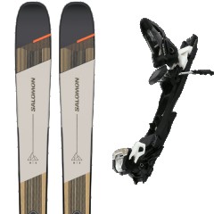 comparer et trouver le meilleur prix du ski Salomon Rando mtn 91 carbon + f10 tour gris/noir/beige mod le sur Sportadvice